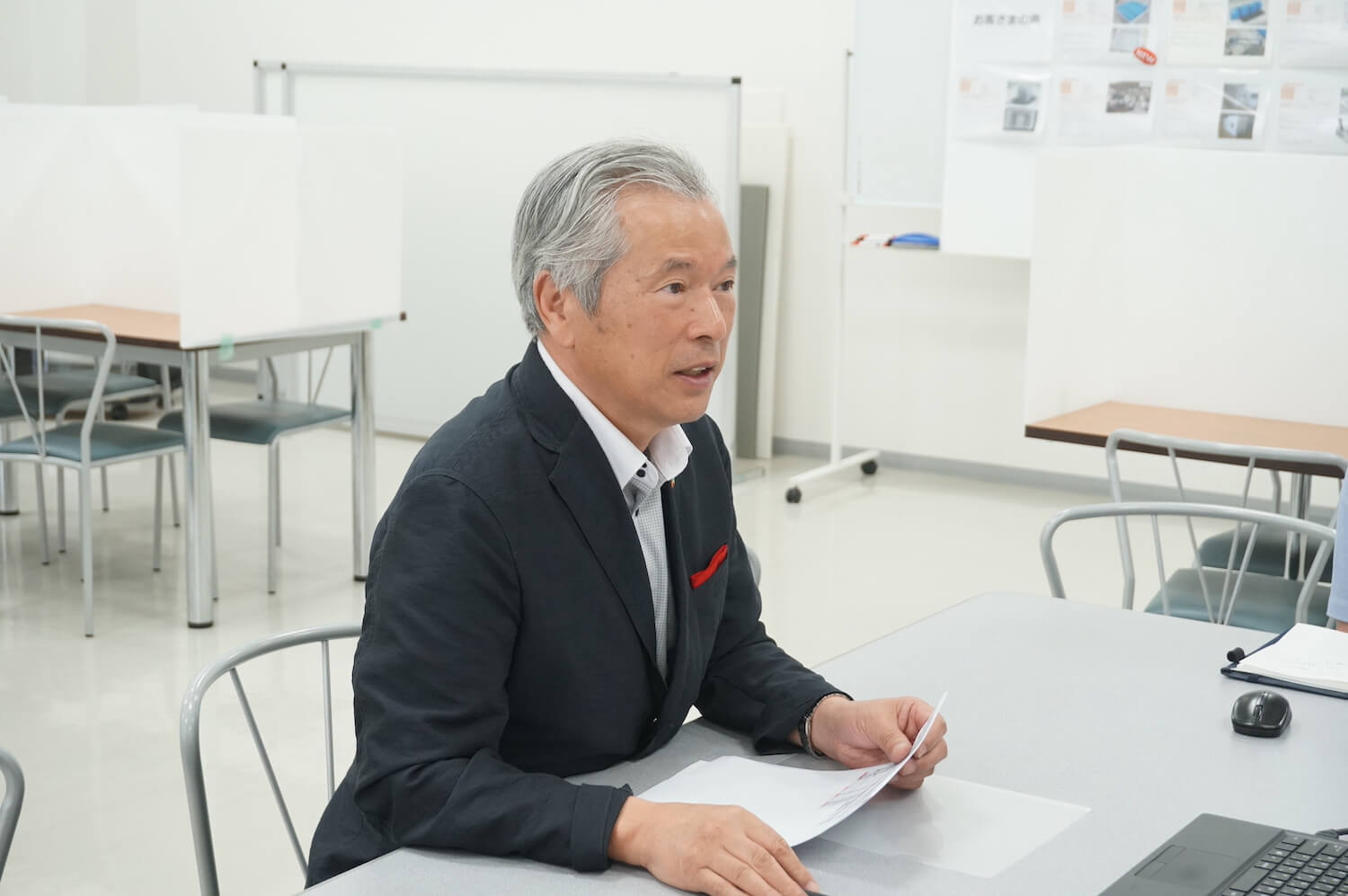 インタビューに応じてくださった山崎様